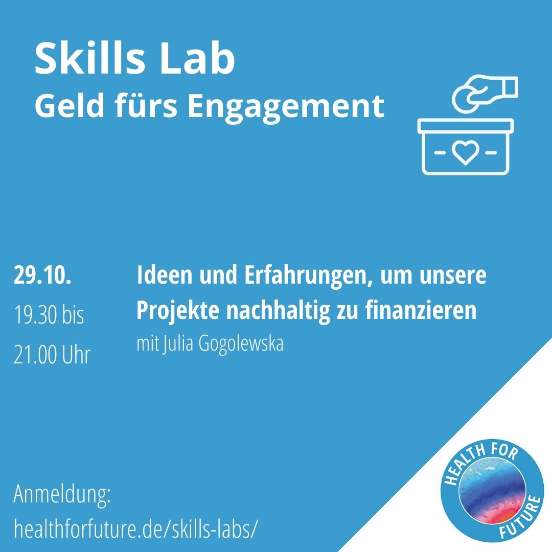 Skills Lab: Geld fürs Engagement