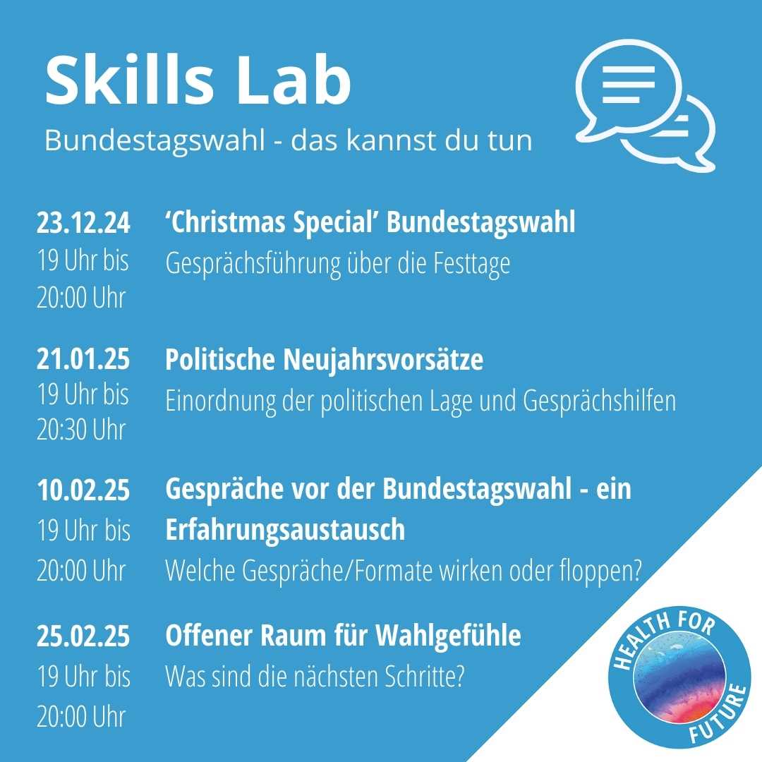 Skills Lab Reihe zur Bundestagswahl – das kannst du tun!