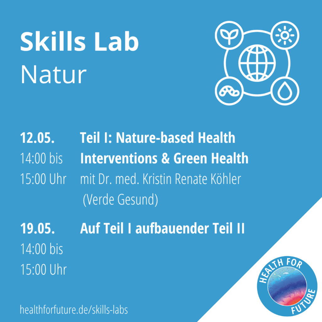 Skills Lab Natur, 12 Mai und 19. Mai jeweils 14 Uhr