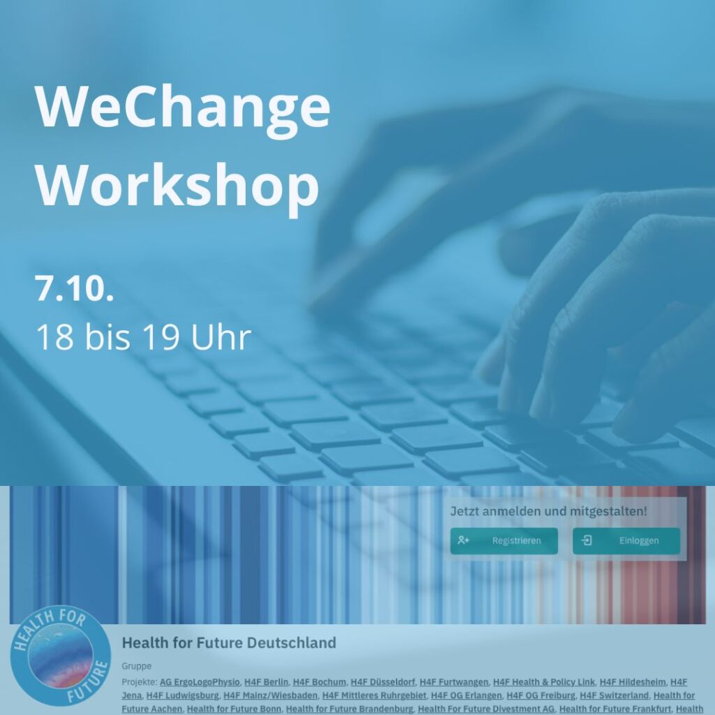 WeChange Workshop am 7.10. 2026